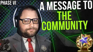 A Message To The Community Phase VI Top Commander 