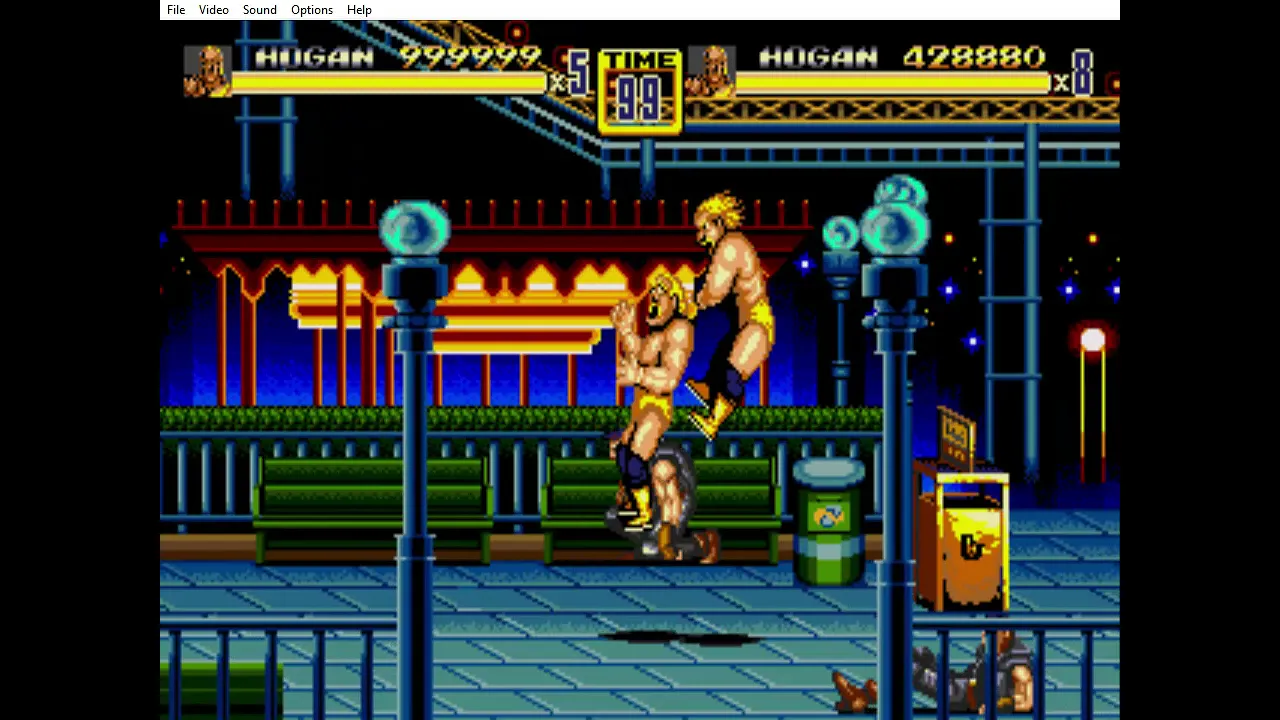 Streets of Rage 2 Hulk Hogan God Mode 2 (Streets of Rage 2 Hack)
