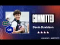 WATCH 4-star QB Davin Davidson Commits to Florida No 13 QB in 2027