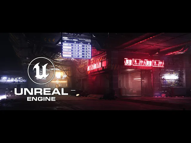 Cyberpunk - Stratton City Station - Unreal Engine 5