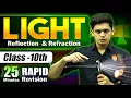 Light in 25 Minutes Class 10th Rapid Revision Prashant Kirad