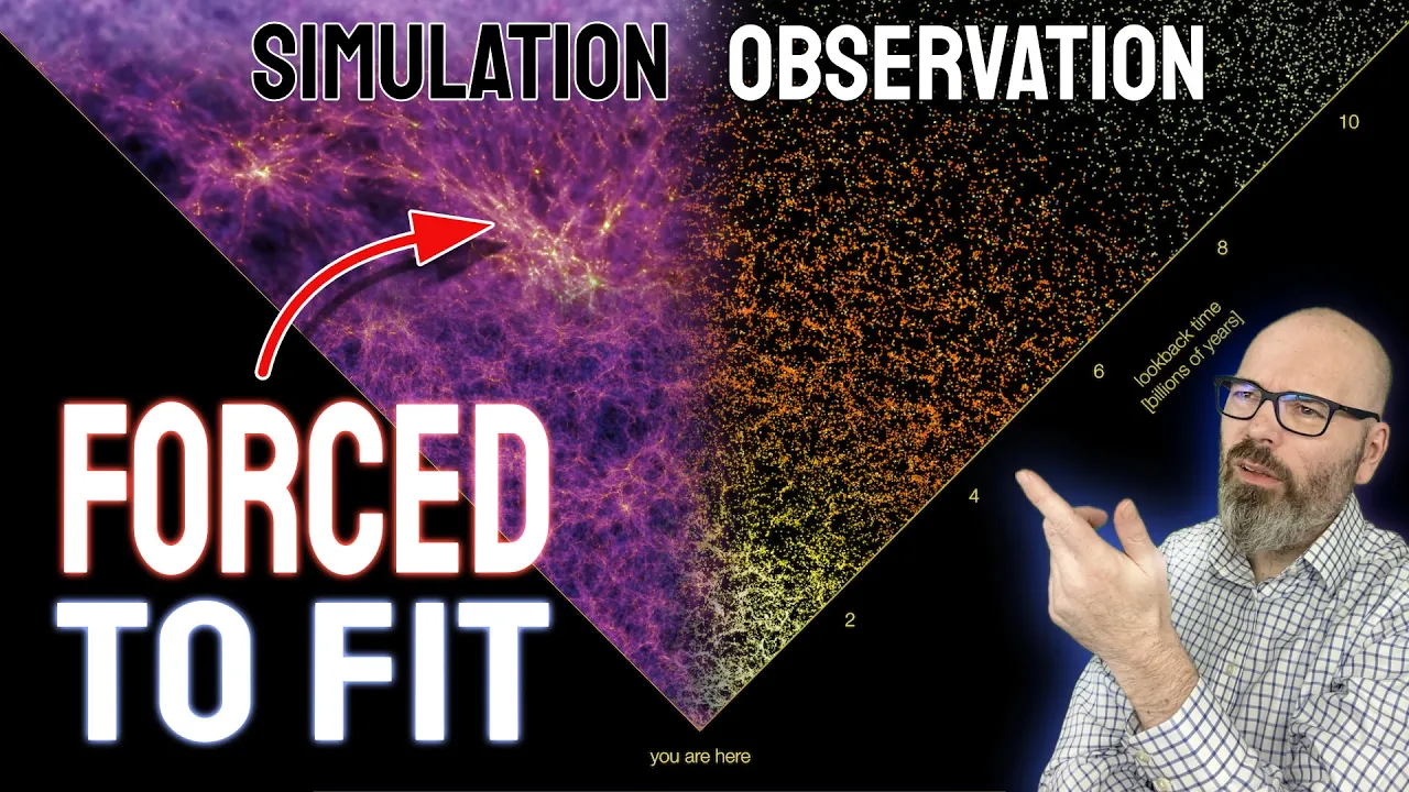 How ΛCDM Fakes the Cosmic Web