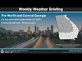NWS Atlanta Weekly Weather Briefing for November 13th 2025