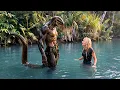 Beautiful Woman Falls on a Lost Island and a Reptilian Humanoid Hunts Her Down