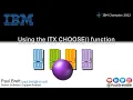 Using the ITX CHOOSE function