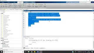 GCD LCM of 2 numbers MATLAB JAVA