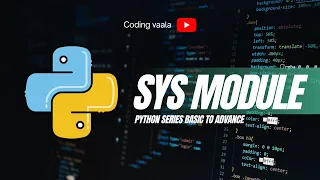 Python Tutorial SYS Module