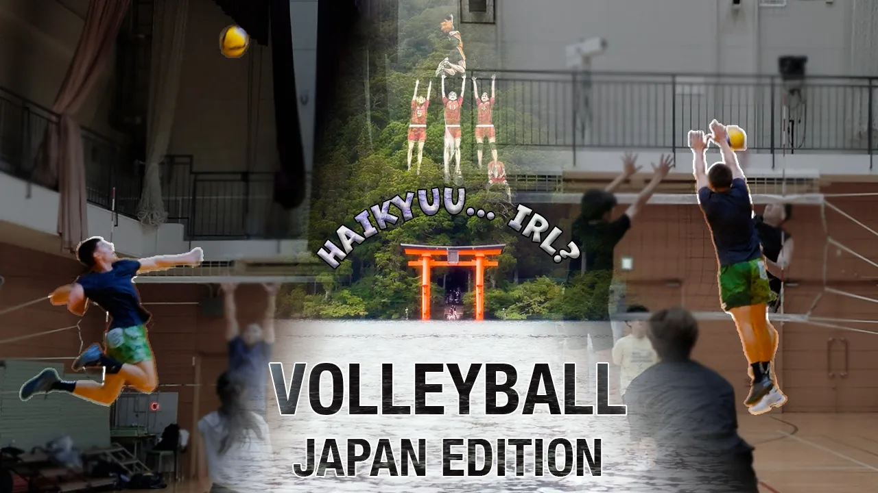 i traveled to JAPAN just to play VOLLEYBALL?!