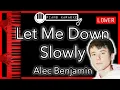 Download Lagu Let Me Down Slowly (LOWER -3) - Alec Benjamin - Piano Karaoke Instrumental