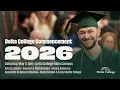 Delta College Commencement - Saturday May 2 2026