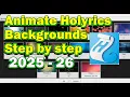 How to Create Animate Background Themes in Holyrics Step-by-Step Church Presentation Tutorial