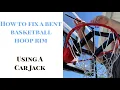 How to fix a bent basketball rim in less than 3 minutes