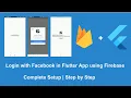 Flutter Login With Facebook In Android App Using Firebase App Development Tutorial