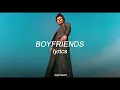 Boyfriends -  Harry Styles (lyrics)