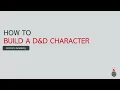 D D how to create a character using DnDBeyond com s character builder - Archon s Academy