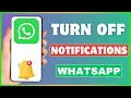 Download Lagu Cara Menonaktifkan Notifikasi WhatsApp | Nonaktifkan Notifikasi WhatsApp