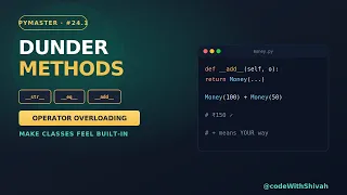 Python Dunder Methods Operator Overloading OOP 1 1