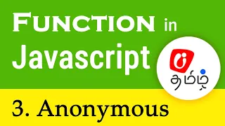 Function in Javascript - 3 Anonymous Function in javascript
