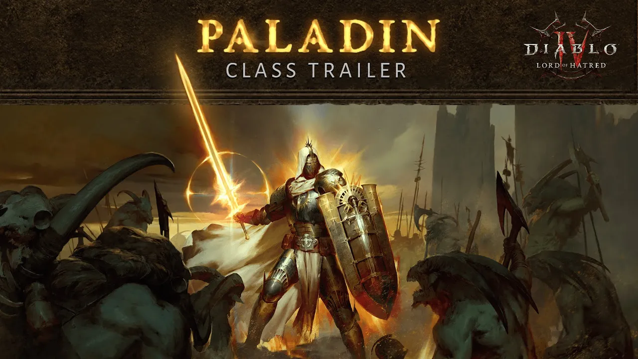 Diablo IV | Lord of Hatred | Paladin Class Trailer