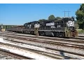 Railfanning Macon GA Part Road Freights and Locals - Incl a High Hood GP38-2