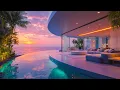Download Lagu Gentle Relaxing Jazz at a Seaside Resort – Bossa Nova \u0026 Ocean Waves to Lift the Spirit and Emotions