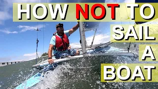 We Crashed the Hobie 16 and the Laser!! Ep 286 – Lady K Sailing