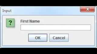 NEW User input - JOptionPane showInputDialog