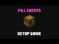 FillChest Minecraft Plugin - Quick Setup Guide