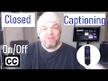 ROKU TV Device How Turn ON or OFF Closed Captioning Subtitles Words on Screen Remote CC