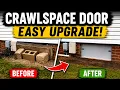 How To Build A Crawlspace Door With Royal PVC