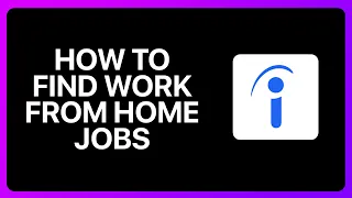 How To Find Work From Home Jobs On Indeed Tutorial