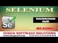 Selenium DataBase Connection Using JDBC