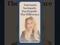 Differences between Narcissists Sociopaths Psychopaths