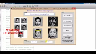 Emotion Recognition From Facial Expression Using Matlab Project With Source Code Face Emotion