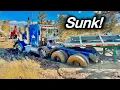 85 000 Pound Truck BURIED In Mud