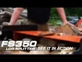 FS350 2-Way Wood Splitter in Action Wood-Mizer