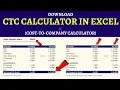 Download - CTC Calculator in Excel Cost-To-Company Calculator