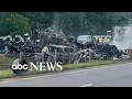 10 dead after 18-car crash on Alabama highway
