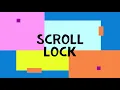 My not moving Excel sheet Scroll lock
