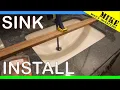 Installing an Undermount Sink - Mikes Inventions
