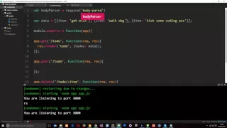 Node JS Tutorial for Beginners - Making a To-do App part 4