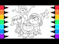 Coloring Inside Out Coloring Pages Joy Sadness Disgust Fear Anger Disney Coloring Book