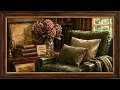 Father s Day Screensaver Vintage Study Room Luxury Library Art for Frame TV 4K No
