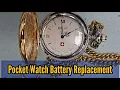 How To Change a Pocket Watch Battery Watch Repair Channel