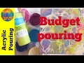 Acrylic Pouring on a Budget With Cheap Paints