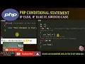 conditional structure php php if else else if php tutorial avadh tutor