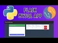 Python Flask and Mysql Web Application Practical Example