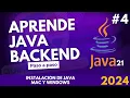 - APRENDE JAVA BACKEND en 2024 Guia Paso a Paso Java 21 Configurar entorno de desarrollo Java