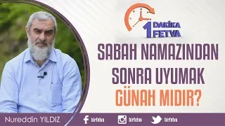 Sabah namazından sonra uyumak günah mıdır?