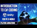 INTRO TO C CODING IN UNITY PLAYING ANIMATIONS JIMMY VEGAS TUTORIAL